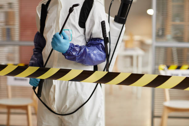 Professional Biohazard Cleanup technician working in Port Costa, CA